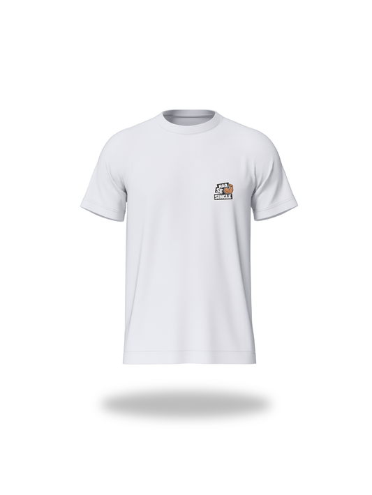 The Haq Se Single White Tee